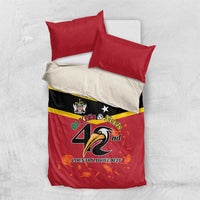 St Kitts and Nevis 42nd Independence Day Bedding Set Country Above Self - Wonder Print Shop