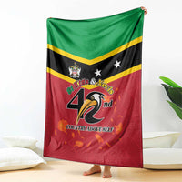 St Kitts and Nevis 42nd Independence Day Blanket Country Above Self - Wonder Print Shop