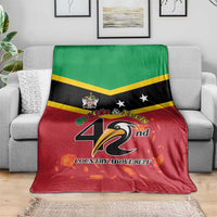 St Kitts and Nevis 42nd Independence Day Blanket Country Above Self - Wonder Print Shop