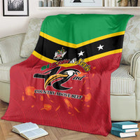 St Kitts and Nevis 42nd Independence Day Blanket Country Above Self - Wonder Print Shop