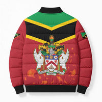 St Kitts and Nevis 42nd Independence Day Bomber Puffer Jacket Country Above Self LT01