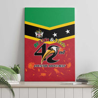 St Kitts and Nevis 42nd Independence Day Canvas Wall Art Country Above Self - Wonder Print Shop