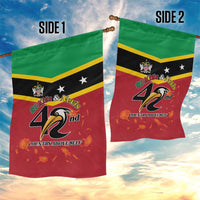 St Kitts and Nevis 42nd Independence Day Garden Flag Country Above Self - Wonder Print Shop
