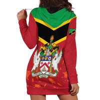 St Kitts and Nevis 42nd Independence Day Hoodie Dress Country Above Self LT01