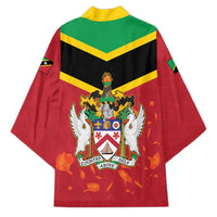 St Kitts and Nevis 42nd Independence Day Kimono Country Above Self LT01