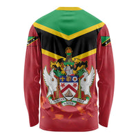 St Kitts and Nevis 42nd Independence Day Long Sleeve Shirt Country Above Self LT01