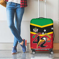 St Kitts and Nevis 42nd Independence Day Luggage Cover Country Above Self - Wonder Print Shop