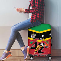 St Kitts and Nevis 42nd Independence Day Luggage Cover Country Above Self - Wonder Print Shop