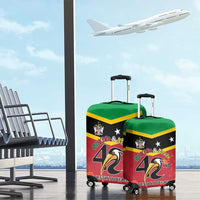 St Kitts and Nevis 42nd Independence Day Luggage Cover Country Above Self - Wonder Print Shop