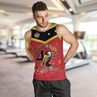 St Kitts and Nevis 42nd Independence Day Men Tank Top Country Above Self LT01