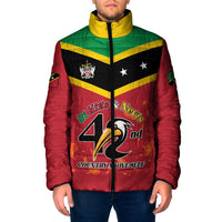 St Kitts and Nevis 42nd Independence Day Padded Jacket Country Above Self LT01
