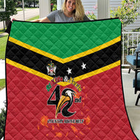 St Kitts and Nevis 42nd Independence Day Quilt Country Above Self - Wonder Print Shop