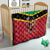 St Kitts and Nevis 42nd Independence Day Quilt Country Above Self - Wonder Print Shop