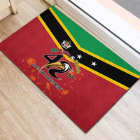 St Kitts and Nevis 42nd Independence Day Rubber Doormat Country Above Self - Wonder Print Shop