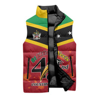 St Kitts and Nevis 42nd Independence Day Sleeveless Puffer Jacket Country Above Self LT01