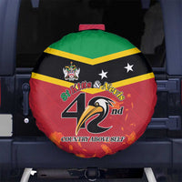 St Kitts and Nevis 42nd Independence Day Spare Tire Cover Country Above Self - Wonder Print Shop