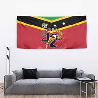 St Kitts and Nevis 42nd Independence Day Tapestry Country Above Self - Wonder Print Shop