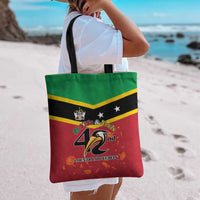 St Kitts and Nevis 42nd Independence Day Tote Bag Country Above Self - Wonder Print Shop