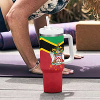 St Kitts and Nevis 42nd Independence Day Tumbler With Handle Country Above Self - Wonder Print Shop