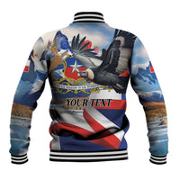 Personalized Chile Independence Day 18th September Baseball Jacket Andean Condor Flying - Wonder Print Shop