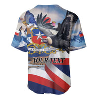 Personalized Chile Independence Day 18th September Baseball Jersey Andean Condor Flying - Wonder Print Shop
