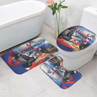 Chile Independence Day 18th September Bathroom Set Andean Condor Flying - Wonder Print Shop