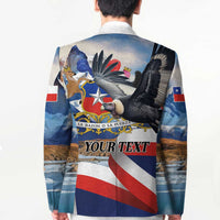 Personalized Chile Independence Day 18th September Blazer Andean Condor Flying - Wonder Print Shop