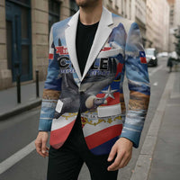 Personalized Chile Independence Day 18th September Blazer Andean Condor Flying - Wonder Print Shop