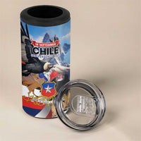 Personalized Chile Independence Day 18th September 4 in 1 Can Cooler Tumbler Andean Condor Flying - Wonder Print Shop