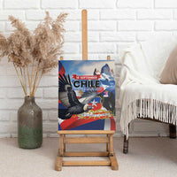 Chile Independence Day 18th September Canvas Wall Art Andean Condor Flying - Wonder Print Shop