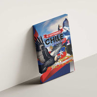 Chile Independence Day 18th September Canvas Wall Art Andean Condor Flying - Wonder Print Shop