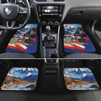 Personalized Chile Independence Day 18th September Car Mats Andean Condor Flying - Wonder Print Shop