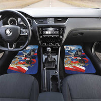 Personalized Chile Independence Day 18th September Car Mats Andean Condor Flying - Wonder Print Shop