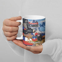 Personalized Chile Independence Day 18th September Ceramic Mug Andean Condor Flying - Wonder Print Shop
