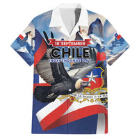 Personalized Chile Independence Day 18th September Family Matching Long Sleeve Bodycon Dress and Hawaiian Shirt Andean Condor Flying - Wonder Print Shop