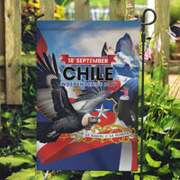 Chile Independence Day 18th September Garden Flag Andean Condor Flying - Wonder Print Shop