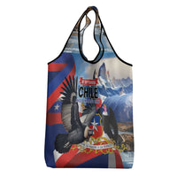 Chile Independence Day 18th September Grocery Bag Andean Condor Flying - Wonder Print Shop
