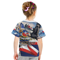 Personalized Chile Independence Day 18th September Kid T Shirt Andean Condor Flying - Wonder Print Shop