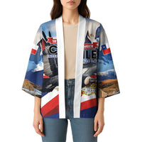 Personalized Chile Independence Day 18th September Kimono Andean Condor Flying - Wonder Print Shop