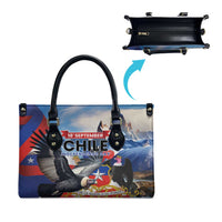 Chile Independence Day 18th September Leather Bag Andean Condor Flying - Wonder Print Shop