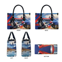 Chile Independence Day 18th September Leather Bag Andean Condor Flying - Wonder Print Shop