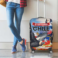Chile Independence Day 18th September Luggage Cover Andean Condor Flying - Wonder Print Shop