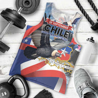 Personalized Chile Independence Day 18th September Men Tank Top Andean Condor Flying - Wonder Print Shop