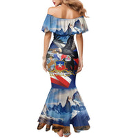 Personalized Chile Independence Day 18th September Mermaid Dress Andean Condor Flying - Wonder Print Shop