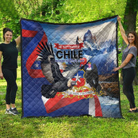 Chile Independence Day 18th September Quilt Andean Condor Flying - Wonder Print Shop
