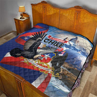 Chile Independence Day 18th September Quilt Andean Condor Flying - Wonder Print Shop