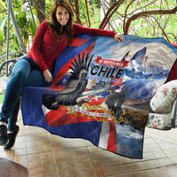 Chile Independence Day 18th September Quilt Andean Condor Flying - Wonder Print Shop