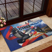 Chile Independence Day 18th September Rubber Doormat Andean Condor Flying - Wonder Print Shop