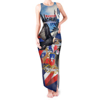 Personalized Chile Independence Day 18th September Tank Maxi Dress Andean Condor Flying - Wonder Print Shop
