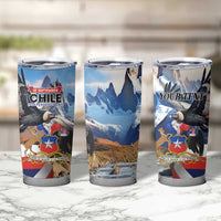 Personalized Chile Independence Day 18th September Tumbler Cup Andean Condor Flying - Wonder Print Shop